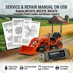 Kubota BX1870 BX2370 BX2670 Tractor Service Repair Workshop Manual On Usb. Fixed Price $19.99.