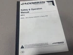Jacobsen AR-5 Mower Safety & Operation Manual 68080 Kubota V2003-M-T AR5. Fixed Price $14.99.