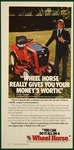 Wheel Horse Lawn Garden Tractor Mower Money Worth Jackie Stewart 1980. Fixed Price $9.95.