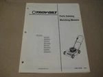 Troy-bilt Mulching Mowers Parts Catalog Models 8628R, 8628RS, 8645R, 8654RS. Fixed Price $14.99.