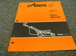 Ariens 911029 911030 911031 911032 Walk Behind Mower Parts Catalog Manual Xz. Fixed Price $55.48.