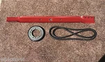 Snapper 30" Riding Lawn Mower Blade, Disc & Belt Combo 7018069 Heavy Duty Usa. Fixed Price $99.95.