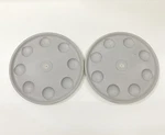 Oem Mtd Troy Bilt TB220 Lawn Mower Rear Wheel 11" Hub Cap Cover Set 731-07199. Fixed Price $19.95.