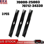 Pack 70000-25003 Blades Fits Kubota RC44G 44" Mower Deck Replaces 70712-34330. Fixed Price $41.99.