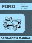 Ford Lgt 18H Garden Tractor Operators Manual 9801811. Fixed Price $12.54.