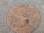 Vintage Gravely Walk Behind Tractor Circular Saw Blade 18". Fixed Price $24.99.