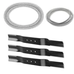 20.5" X 2.25" Lawn Blade & 122" 47" Belt Kit Fit Swisher Finish Cut Mowers. Fixed Price $77.39.