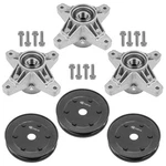 48" Deck Spindles & Pulley For Craftsman 247.250030 17AL3AGV099 ZTL7500 Mower. Fixed Price $88.00.
