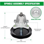 Cub Cadet ZT1-60 Spindle Assembly Replacement. Fixed Price $55.79.