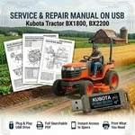 Kubota BX1800 BX2200 Service Repair Workshop Manual On Usb. Fixed Price $19.99.