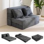 Maxyoyo Convertible Sofa Bed, Fold Out Loveseat Sleeper Twin, Dark Grey. Fixed Price $188.91.