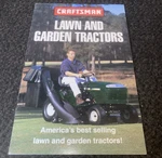 Sears Craftsman Riding Lawn Mower Garden Tractor 1998 Sales Brochure Catalog. Fixed Price $49.00.