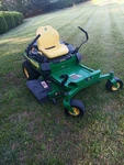 John Deere Ztrak Zero-turn Riding Lawn Mower, Hour Meter 159.5 Hrs Gas. Fixed Price $2000.00.