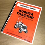Operators Manual For Kubota BX1500 BX1800 BX2200 Tractor Owners Maintenance. Fixed Price $18.67.