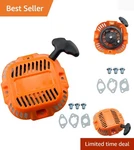 Orange Generac Recoil Starter Assembly For Power Washers - Durable And Reliable. Fixed Price $31.99.