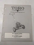 Toro Parts Catalog List Manual Reference Drawing 18 Sportlawn 10012 10312. Fixed Price $15.74.