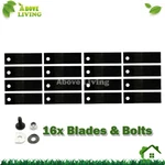 16 X Blades & Bolts Set For 21" Honda Rear Catcher Lawn Mowers 06725-VJ9-B80. Fixed Price $66.85.