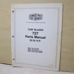 Howard Price Turf Blazer 727 Y25H F35H C60D C72D Rotary Mower Parts Manual Book. Fixed Price $25.00.
