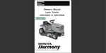 Honda H2013SDA & H2013HDA Lawn Tractor Maintenance And Owner's Manual. Fixed Price $41.99.