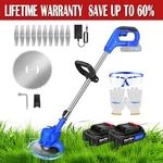 21V Powerful Cordless Grass Trimmer Garden Weed Wacker Rechargeable Lawn Mower. Fixed Price $43.62.