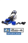 Kobalt 48V Self Propelled Lawn Mower Includes 2X 5.0AH Batteries + Charger. Fixed Price $379.99.