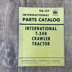 Ih International T-340 Tractor Crawler Parts Manual Book List Catalog TC-77 1959. Fixed Price $47.66.