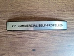 Lawn-boy Mower 80S 8461 Commercial Model 21" Brushed Metal Deck Decal. 612853. Fixed Price $9.99.