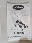 Ariens Lawn Mower A173K22 Manual Only Instructions Operations Booklet. Fixed Price $9.69.