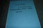 Kubota BX2660 Tractor RCK60B-23BX Deck LA243 Loader Wiring Diagram Manual Xz. Fixed Price $167.84.