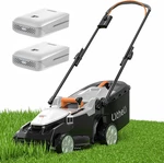 40V (2 X 20V) 16" Electric Lawn Mower Cordless, Walk Behind With 6-HE. Fixed Price $339.99.
