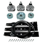 Mower Deck Rebuild Kit Blade Spindle Belt For 48" Cut John Deere L120 L130. Fixed Price $108.99.