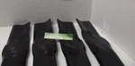 Walker Mower 48" Ghs. Deck Blade Set 7705-1 Rh +(2) 7705-2LH Oem Specs. Fixed Price $115.00.