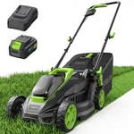 Steelite 13-INCH 21V Cordless Lawn Mower With Brushless Motor & 4.0 Ah Battery. Fixed Price $149.99.