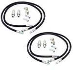 2PK Hydraulic Angle Hose Swivel Elbow Couplers Quick Connect Kit Fits 55021. Fixed Price $170.99.