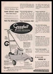 1963 Goodall Manufacturing Corp. Winona Minnesota Lawn Mowers Vintage Print Ad. Fixed Price $18.50.