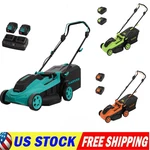 Cordless Lawn Mower, 17" Battery Powered Electric Push 2X20V 4.0AH. Fixed Price $158.99.