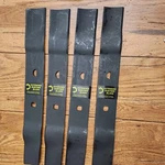 Lot Of (4) Ryobi 16 In. Blade For 18-VOLT Brushless Mower P1190VNM P1109BTLVNM. Fixed Price $30.00.