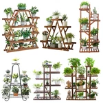 Wood/ Bamboo/metal Shelf Flower Pot Plant Stand Rack Garden Indoor Outdoor Patio. Fixed Price $35.91.