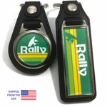 Rally Lawn Mower Tractor Fobs Ring Keychain (2-PACK). Fixed Price $14.99.