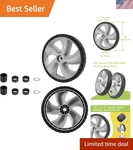 Arnold 12 Inch Rear Wheel Replacement For Push Mowers - Bar Tread Pattern, Pcs. Fixed Price $37.39.