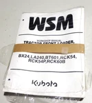 BT601 RCK54 LA240 Kubota Tractor Workshop Repair Manual. Fixed Price $131.40.