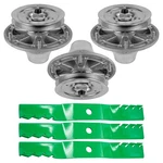 54" Deck Spindles With Blade For John Deere 657 727 737 757 M653 M655 F620 F680. Fixed Price $180.00.