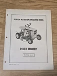 Huffy Ranchero Riding Mower Lawn Tractor Operator Parts Manual 4847. Fixed Price $24.95.