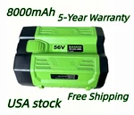 Lithium Battery 8000MAH For Ego Volt BA2800 BA4200T BA1400T. Fixed Price $68.99.