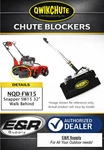 Qwikchute Blocker For Snapper Pro SW15 32" Walk Behind Mower, NQD-FW15. Fixed Price $399.49.