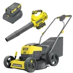 Powersmart 40V Push Lawn Mower Kit With Leaf Blower (2-TOOL). Fixed Price $475.99.