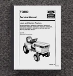 Tractors Service Manual Ford LGT12 (h) LGT14 LGT17 LGT18H Lawn. Fixed Price $24.97.