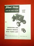 Wheel Horse Lawn Tractor Model 1056 Owner's / Parts Manual. Fixed Price $6.00.