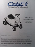 Cub Cadet 1027 Bug Mtd Riding Mower Lawn Tractor 13A-328-101 Owner &parts Manual. Fixed Price $94.99.