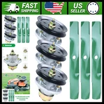 John Deere Spindle Assembly Pack With Pulley For X300 X320 X500 Decks. Fixed Price $205.99.